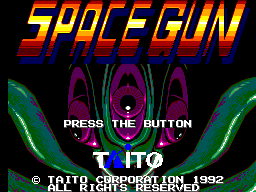 Space Gun Title Screen